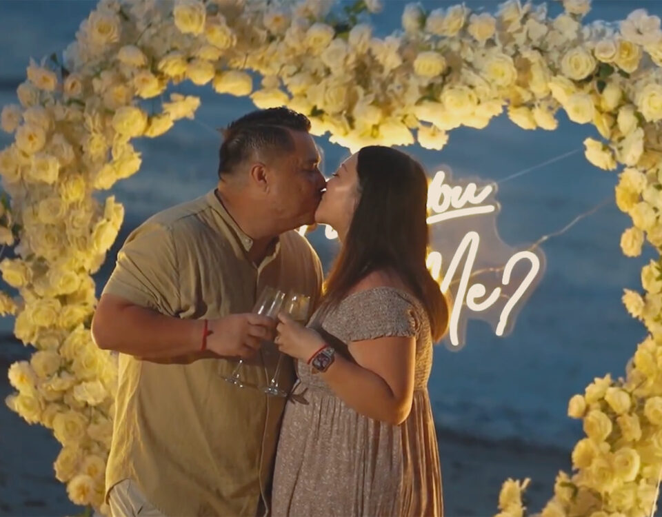 cinematic film, Krabi Videographer, Krabi video team, Krabi filmmaker, Krabi wedding film, wedding film photography in Krabi, Surprise proposal videographer